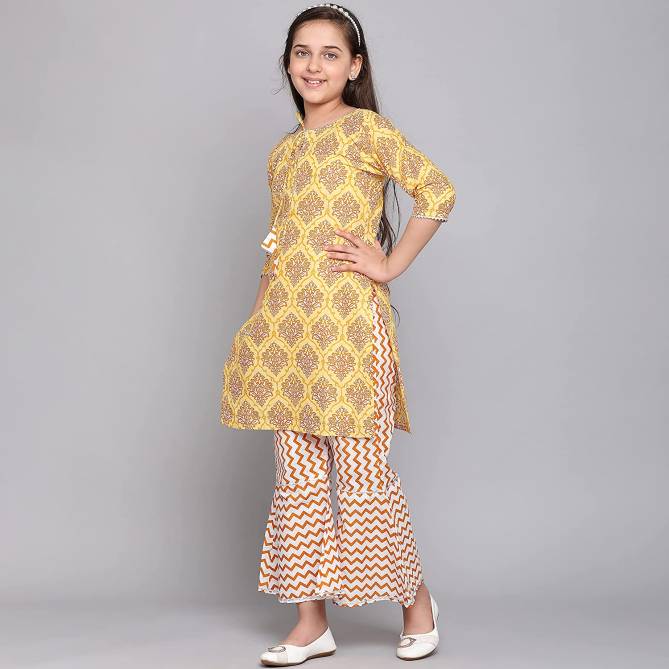 Vrishti 1 Cotton Top With Bottom New Exclusive Wear Latest Kids Collection